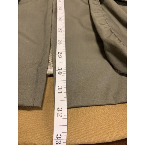 Vintage Mountn Prairie XL Game Bird Hunting Jacket Tan/Green Waterproof - Picture 7 of 10